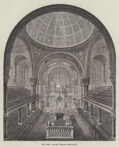 A Sinagoga Judaica do Oeste de Londres de Frank Watkins